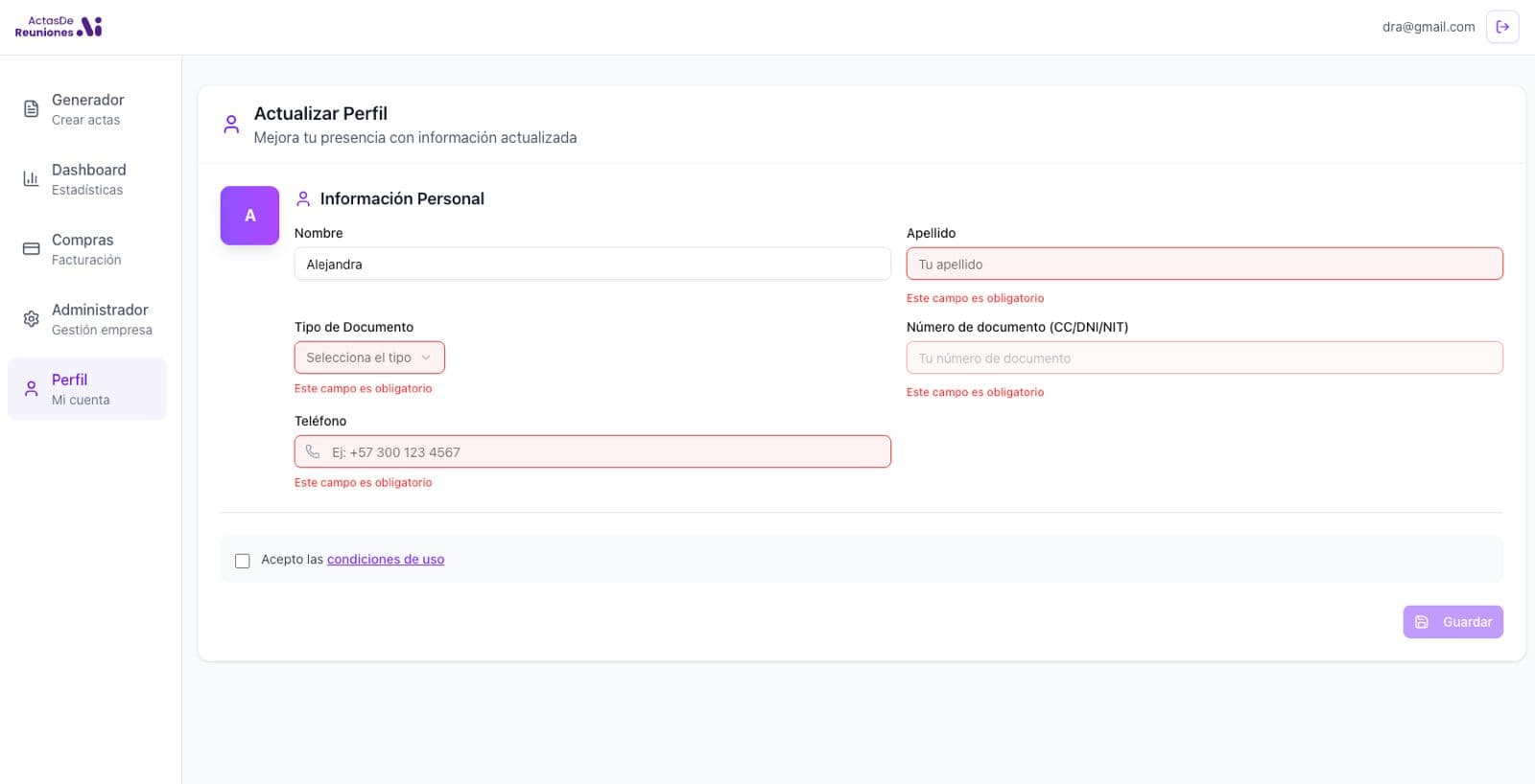 Paso 2: Regístrate e inicia sesión