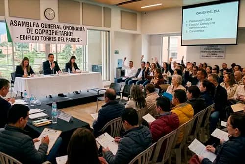 asamblea general ordinaria de copropietarios colombia