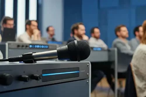 audio en asambleas